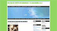 Desktop Screenshot of iglesiadecristo.org.sv