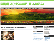 Tablet Screenshot of iglesiadecristo.org.sv