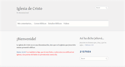 Desktop Screenshot of iglesiadecristo.org