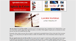 Desktop Screenshot of iglesiadecristo.com