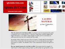 Tablet Screenshot of iglesiadecristo.com