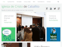 Tablet Screenshot of iglesiadecristo.org.ar